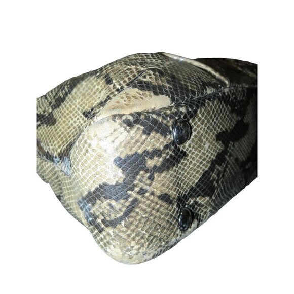 Coach Soho Embossed Python Exotic  Leather Satchel Buckle Strap Snap Closure Car - Picture 9 of 14